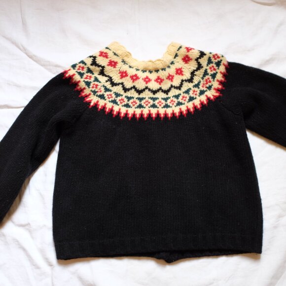 Doen kids Fair Isle wool cardigan - Picture 9 of 9